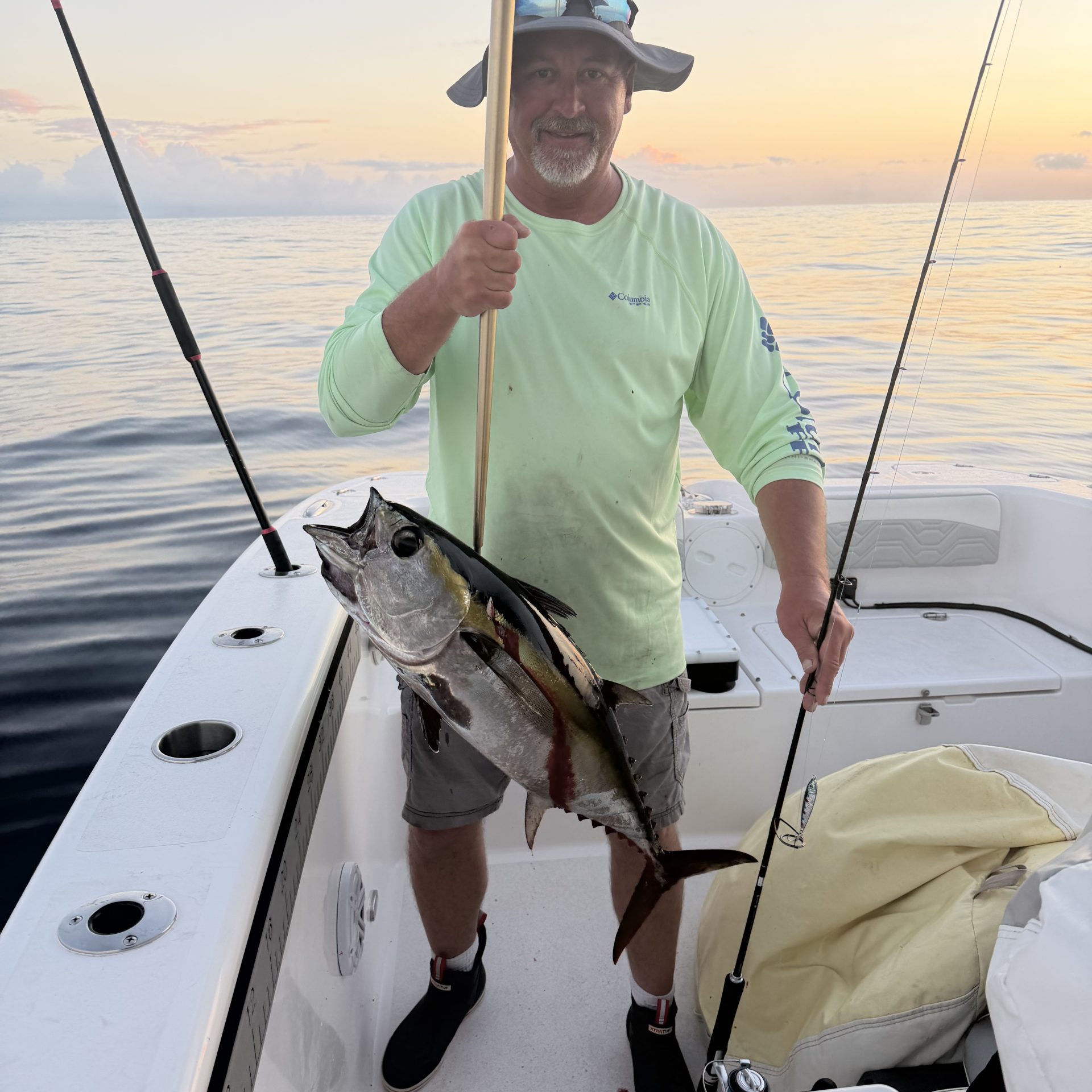 Blackfin Tuna on Live Bait